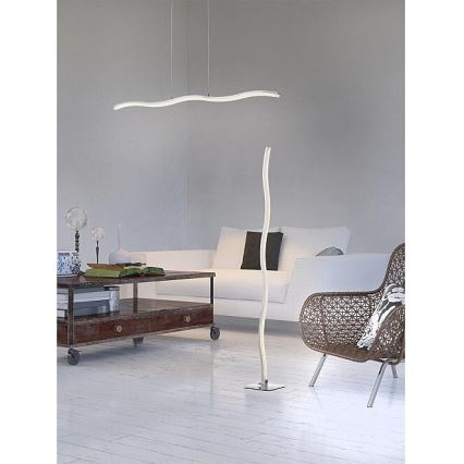 Redo 01-893 - LED-riippuvalaisin vaijerilla PULSE LED/23,1W/230V mattakromi