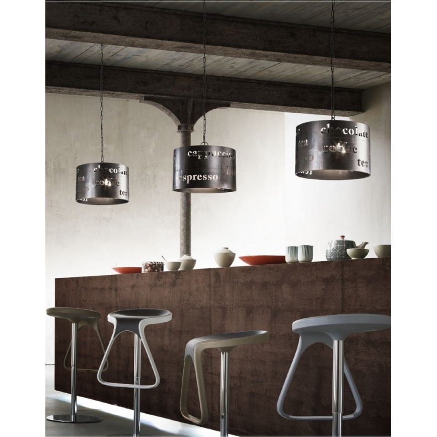 Redo 01-938 - Kattokruunu narulla BISTRO 3xE27/42W/230V