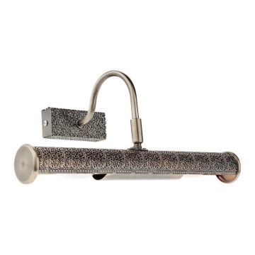 Redo 02-845 - Tauluvalaisin CAIRO 2xE14/28W/230V 36 cm messinki