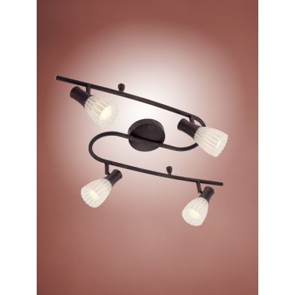 Redo 04-320 - Kohdevalo DIONE 4xE14/28W/230V patina/kupari