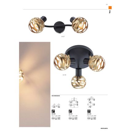 Redo 04-517 - Seinävalaisin TORN 2xE14/28W/230V