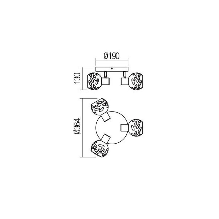 Redo 04-518 - Kohdevalo TORN 3xE14/28W/230V