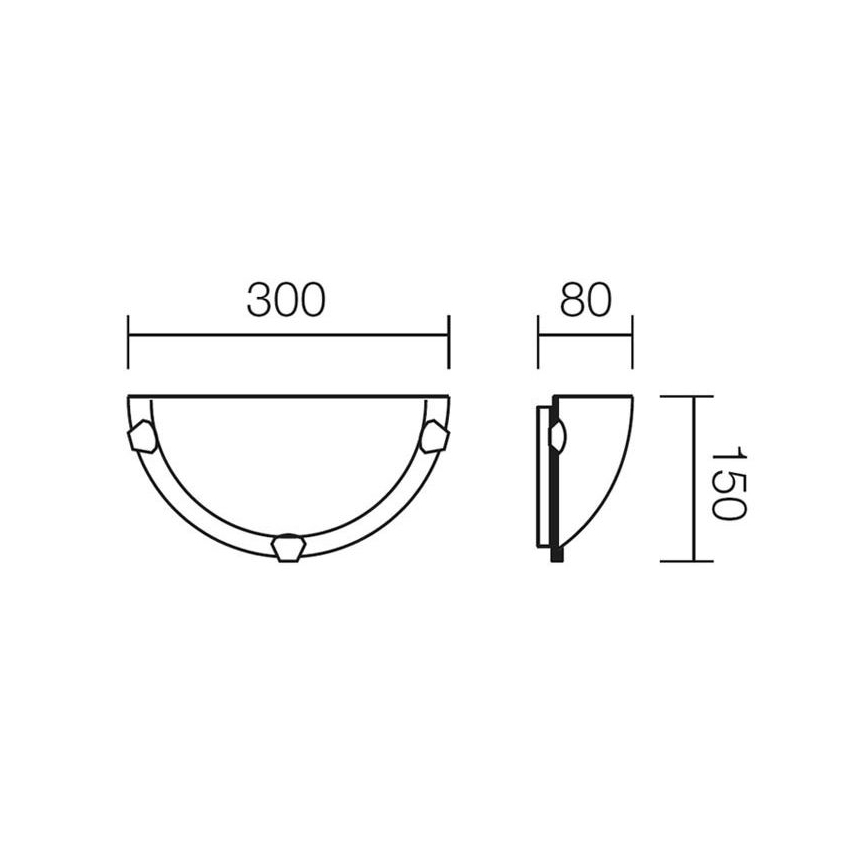 Redo 05-379 - Seinävalaisin VIRGINIA 1xE27/42W/230V