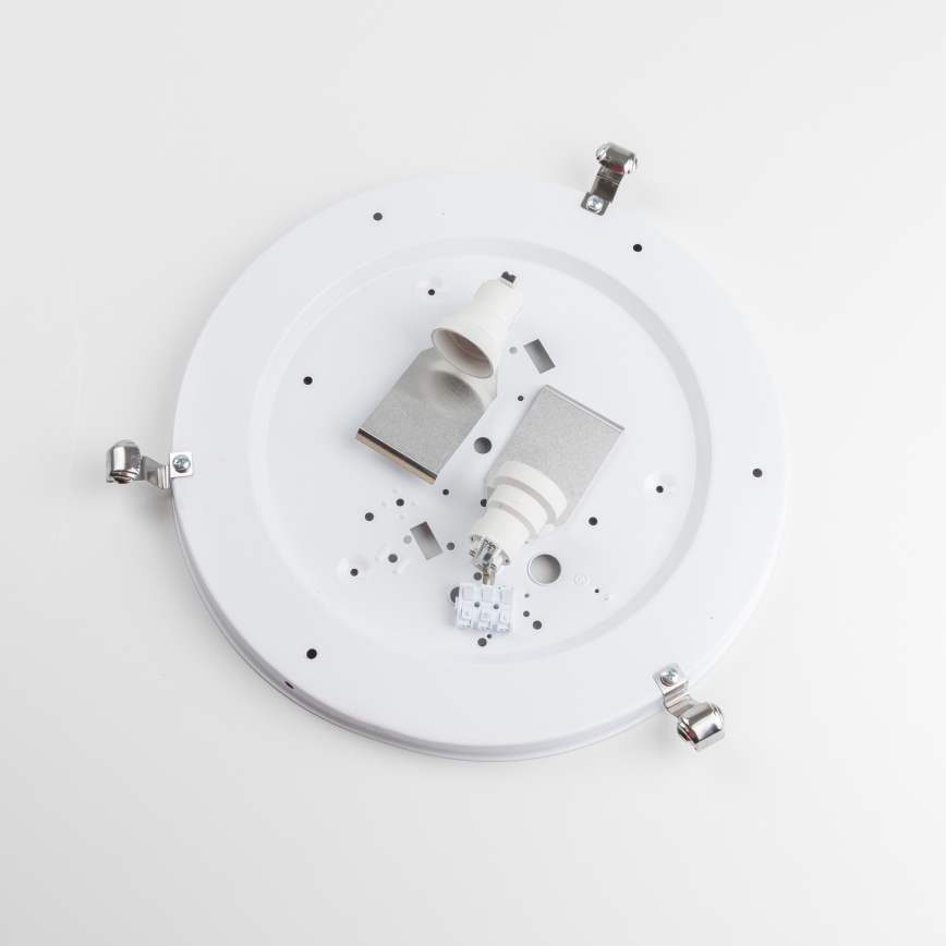 Redo 05-393 - Kattovalaisin VIRGINIA 2xE27/42W/230V, halkaisija 40 cm, harmaa