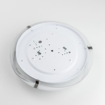 Redo 05-393 - Kattovalaisin VIRGINIA 2xE27/42W/230V, halkaisija 40 cm, harmaa