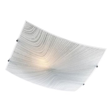 Redo 05-812 - Kattovalaisin SHAKE 1xE27/42W/230V 29,5x29,5 cm valkoinen