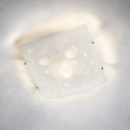 Redo 05-905 - Kattovalaisin ISIDE 2xE27/42W/230V 39x39 cm kirkas