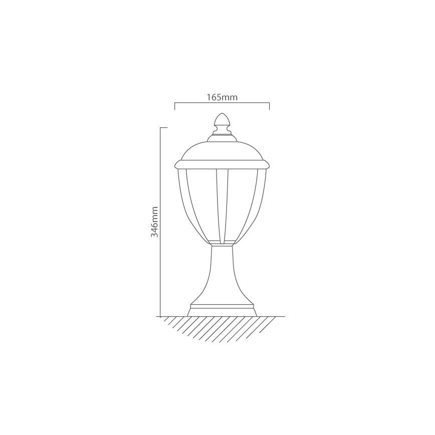 Redo 2604-3K BL - LED-ulkovalaisin UNITE LED/6,5W/230V IP44