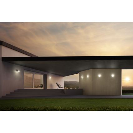 Redo 90021 - LED ulkoseinävalaisin TOKYO LED/12W/230V 3000K IP54 ruskea