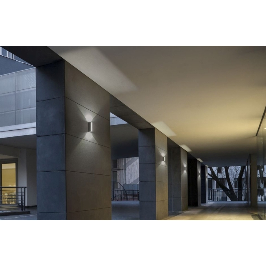 Redo 90114 - LED-ulkoseinävalaisin IVAR LED/7,6W/230V IP54 antrasiitti