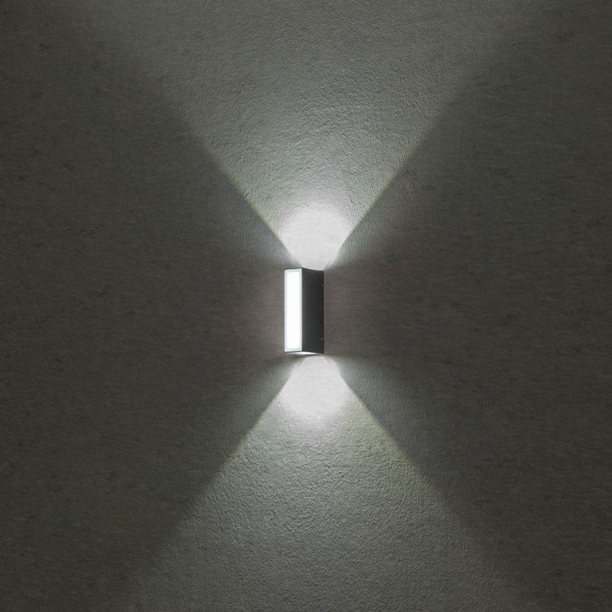 Redo 90114 - LED-ulkoseinävalaisin IVAR LED/7,6W/230V IP54 antrasiitti