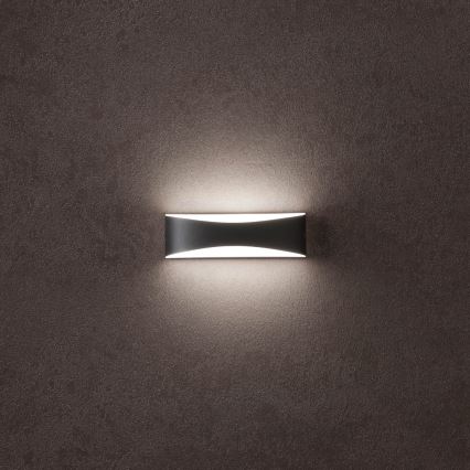 Redo 90126 - LED-ulkoseinävalaisin AXEL LED/7W/230V 3000 IP65 antrasiitti