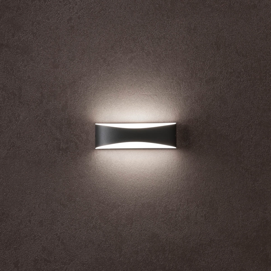 Redo 90126 - LED-ulkoseinävalaisin AXEL LED/7W/230V 3000 IP65 antrasiitti