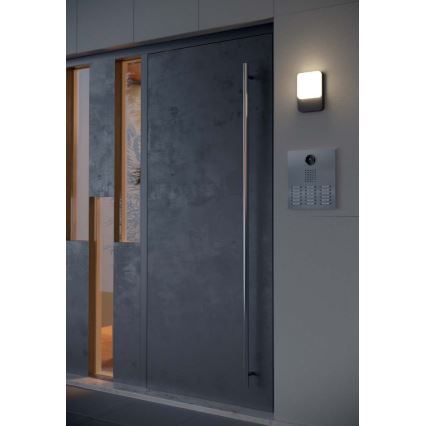 Redo 90133 - LED-ulkoseinävalaisin liike- ja hämärätunnistimella COLIN LED/9W/230V 3000K IP54 antrasiitti