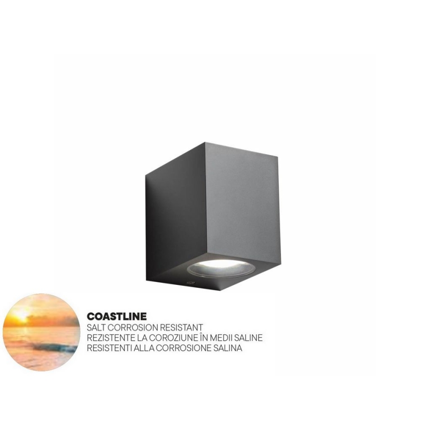 Redo 90151 - Ulkoseinävalaisin PUNTA 1xGU10/7W/230V IP44