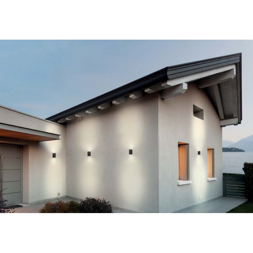 Redo 90152 - Ulkoseinävalaisin PUNTA 2xGU10/7W/230V IP44