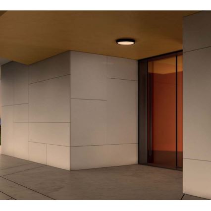 Redo 90155 - LED-ulkokattovalaisin PONZA LED/16W/230V halkaisija 26 cm IP65