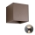 Redo 90174 - LED-ulkoseinävalaisin VARY 2xLED/6W/230V 3000K IP54 ruskea