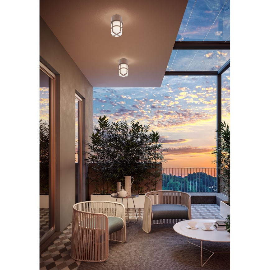 Redo 90194 - Ulkovalaisin TRITON 1xE27/28W/230V IP54 kupari