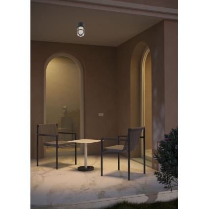 Redo 90195 - Ulkovalaisin TRITON 1xE27/28W/230V IP54 musta