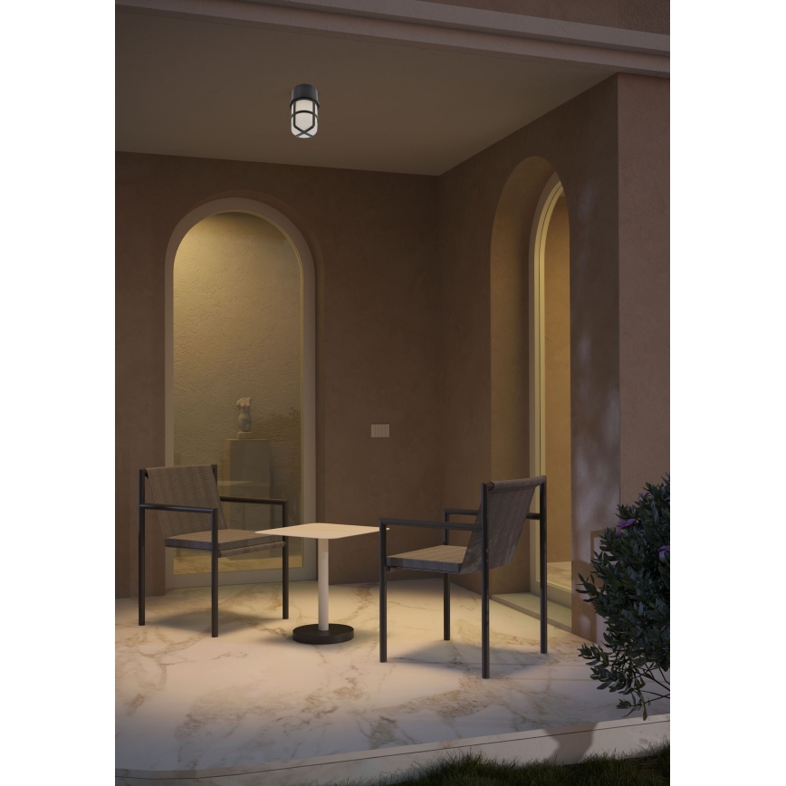 Redo 90195 - Ulkovalaisin TRITON 1xE27/28W/230V IP54 musta