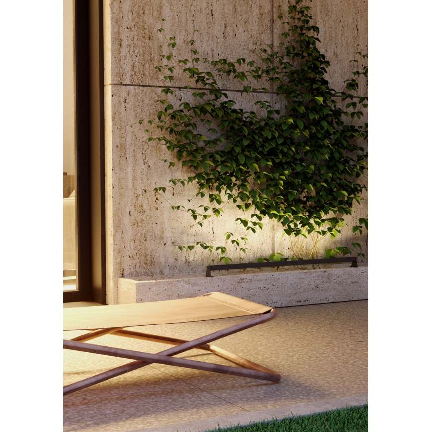 Redo 90242 - LED-ulkovalaisin TACK IP65 LED/15W/230V 3000K IP65 antrasiitti