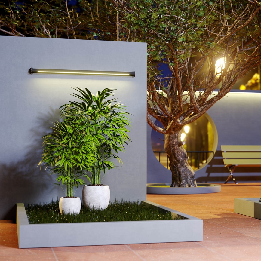 Redo 90242 - LED-ulkovalaisin TACK IP65 LED/15W/230V 3000K IP65 antrasiitti