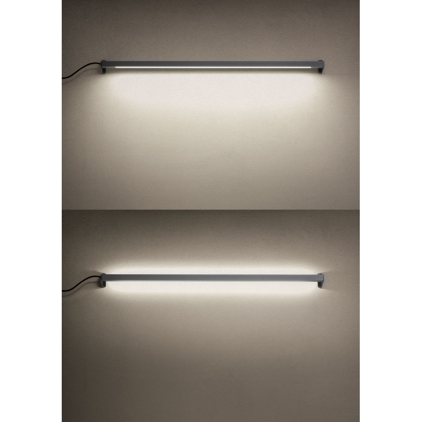 Redo 90242 - LED-ulkovalaisin TACK IP65 LED/15W/230V 3000K IP65 antrasiitti