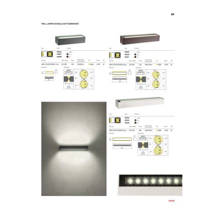 Redo 90259 - AROOS LED/21W/230V 3000K IP65 ulkoseinävalaisin, valkoinen