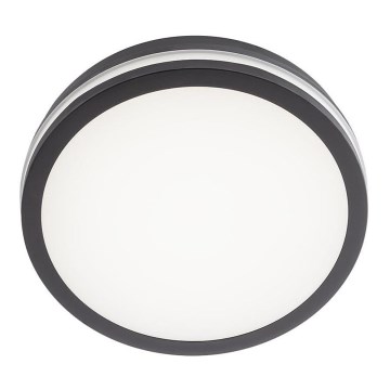 Redo 90286 - LED-ulkokattovalaisin ISOLA LED/24W/230V halkaisija 26 cm 3000/4000/6500K IP54 antrasiitti