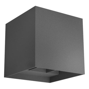 Redo 90296 - VARY LED-ulkoseinävalaisin 2xLED/10W/230V 3000K IP54 antrasiitti