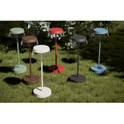 Redo 90310 - LED himmennettävä kosketuspöytävalaisin ILUNA LED/2,5W/5V 2700-3000K 3000 mAh IP65 sininen