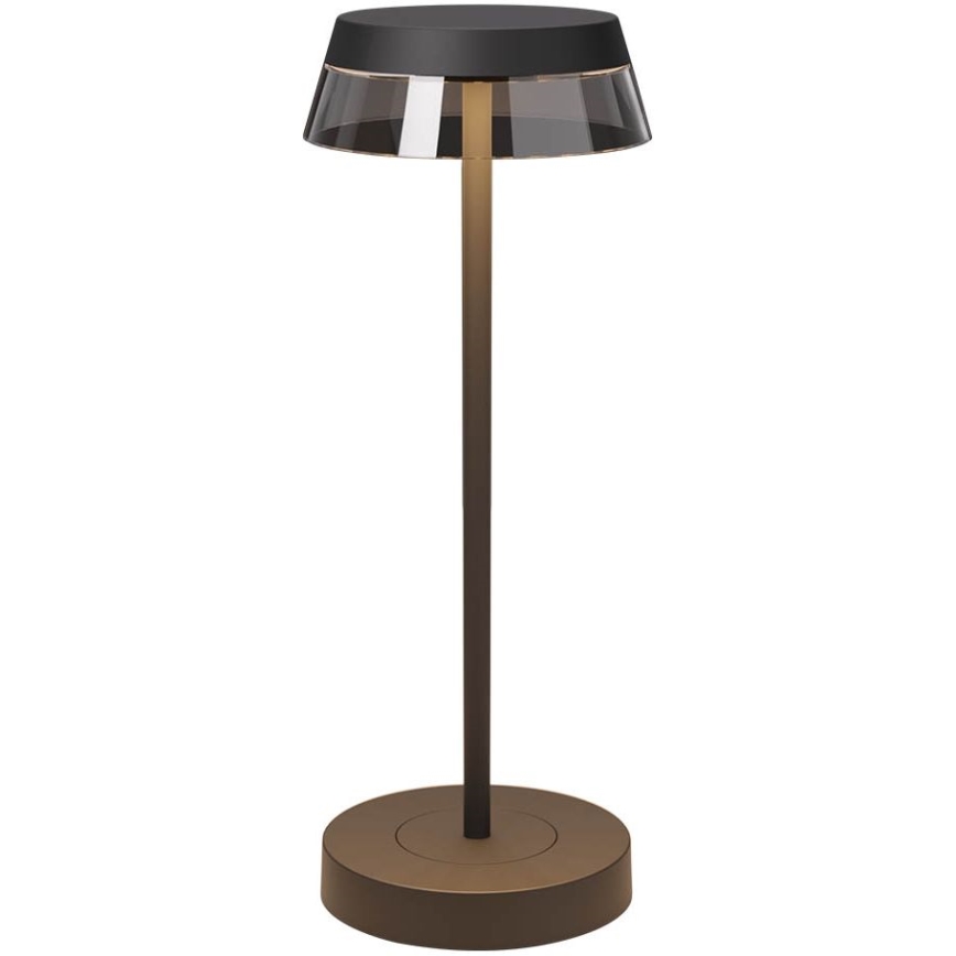 Redo 90312 - LED himmennettävä kosketuspöytälamppu ILUNA LED/2,5W/5V 2700-3000K 3000 mAh IP65 musta