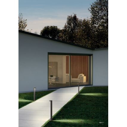 Redo 90365 - LED-ulkovalaisin ZEUS LED/11,5 W/230 V 3000 K 75 cm IP54 antrasiitti