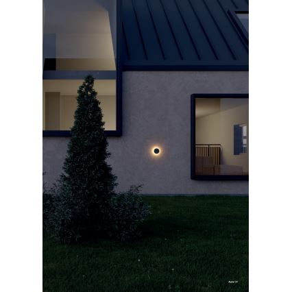 Redo 90369 - LED Ulkoseinävalaisin AURA LED/8W/230V 3000K IP65 antrasiitti
