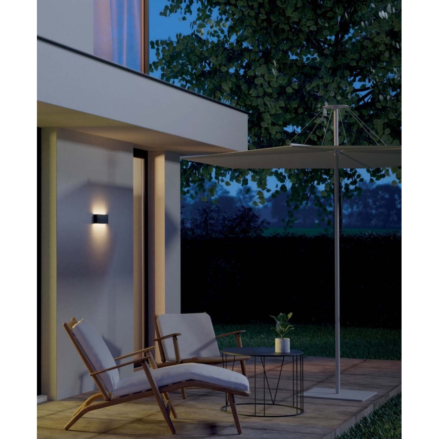 Redo 90377 - LED Ulkoseinävalaisin KAMAL LED/4,4W/230V 3000K IP54 ruskea