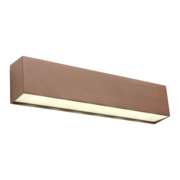 Redo 90395 - LED Ulkoseinävalaisin OMNIA LED/12W/230V 3000K IP54 ruskea