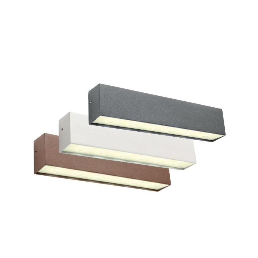 Redo 90395 - LED Ulkoseinävalaisin OMNIA LED/12W/230V 3000K IP54 ruskea