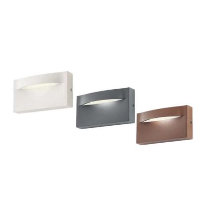 Redo 90426 - LED-ulkoseinävalaisin POLIFEMO LED/8W/230V IP65 antrasiitti