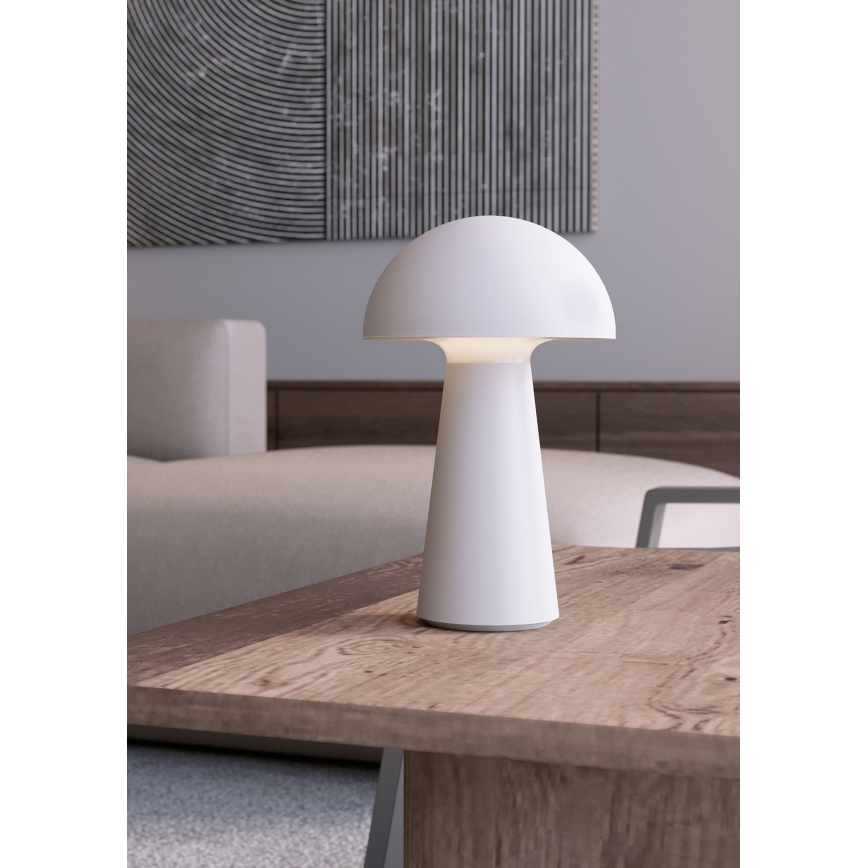 Redo 90438 - KIRA LED-himmennettävä kosketusohjattu ulkovalaisin LED/4,7W/230V 2200 mAh IP44 valkoinen