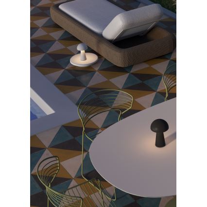 Redo 90439 - KIRA ulko-LED-lamppu, himmennettävä, kosketuskäyttöinen LED/4,7W/230V 2200 mAh IP44 musta