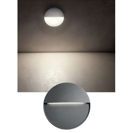 Redo 90473 - LED-ulkoseinävalaisin LANDER LED/3W/230V IP54 antrasiitti