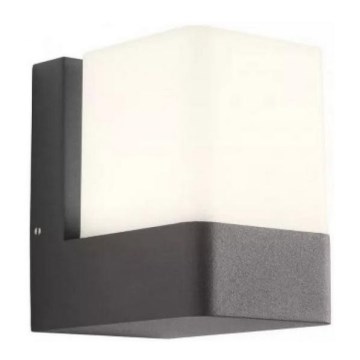 Redo 90489 - LED-ulkoseinävalaisin TOK LED/9,4W/230V IP44 antrasiitti