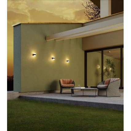 Redo 90492 - LED-ulkoseinävalaisin TOK LED/14,8W/230V IP44 antrasiitti