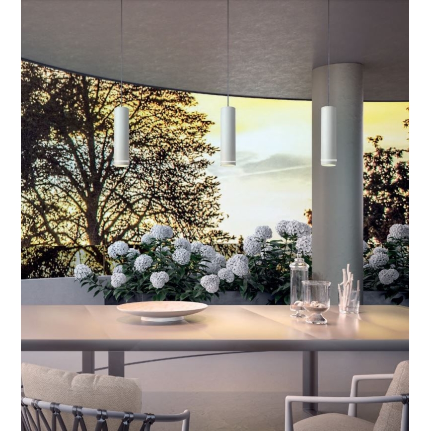 Redo 90513 - LED-ulkoriippuvalaisin KLOU LED/9W/230V IP54 valkoinen