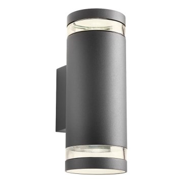 Redo 90518 - Ulkoseinävalaisin CARGO 2xGU10/28W/230V IP54 antrasiitti