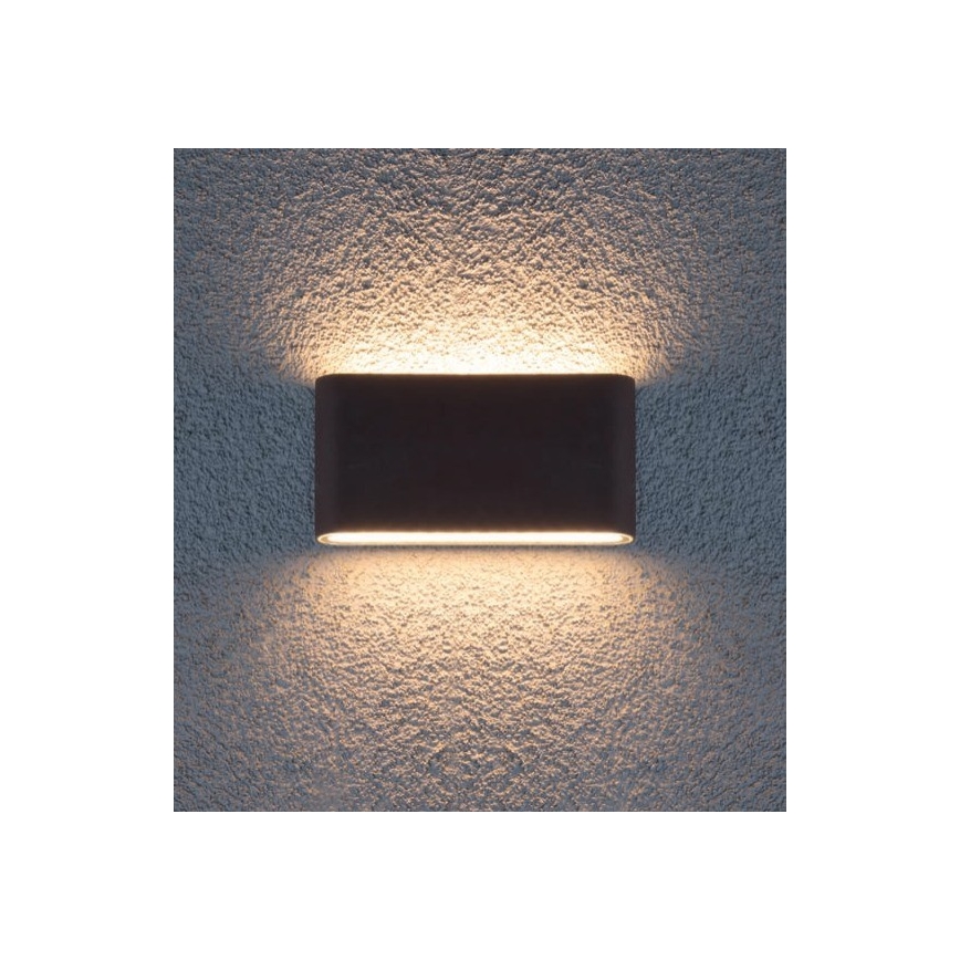 Redo 9054 - LED-ulkoseinävalaisin POCKET LED/13W/230V IP54 antrasiitti