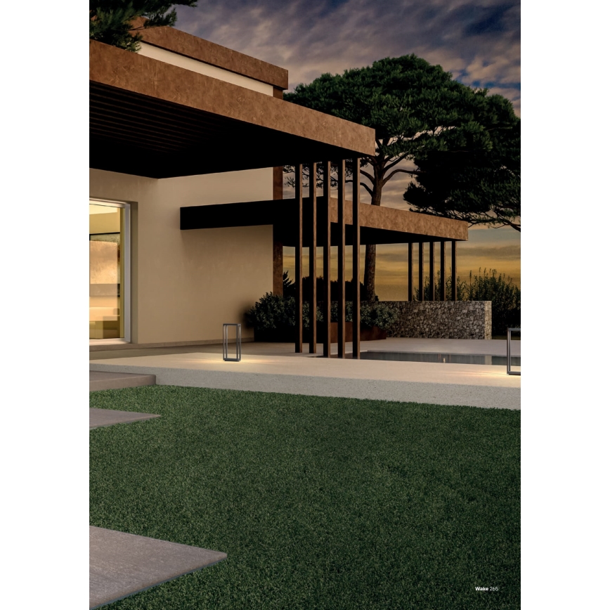 Redo 90581 - LED-ulkovalaisin WAKE LED/8W/230V 3000K 50 cm IP65 antrasiitti