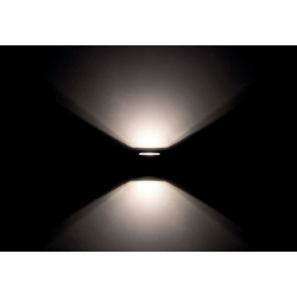 Redo 9065 - LED-ulkoseinävalaisin BETA 2xLED/6W/230V 3000K IP54 antrasiitti