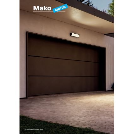 Redo 90678 - LED-ulkokäyttöinen seinävalaisin MAKO LED/65W/230V 3000K IP65 antrasiitti